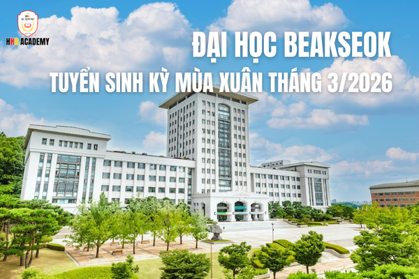 TRƯỜNG ĐẠI HỌC BAEKSEOK HÀN QUỐC (BU) – TỔNG HỢP THÔNG TIN DU HỌC 2025